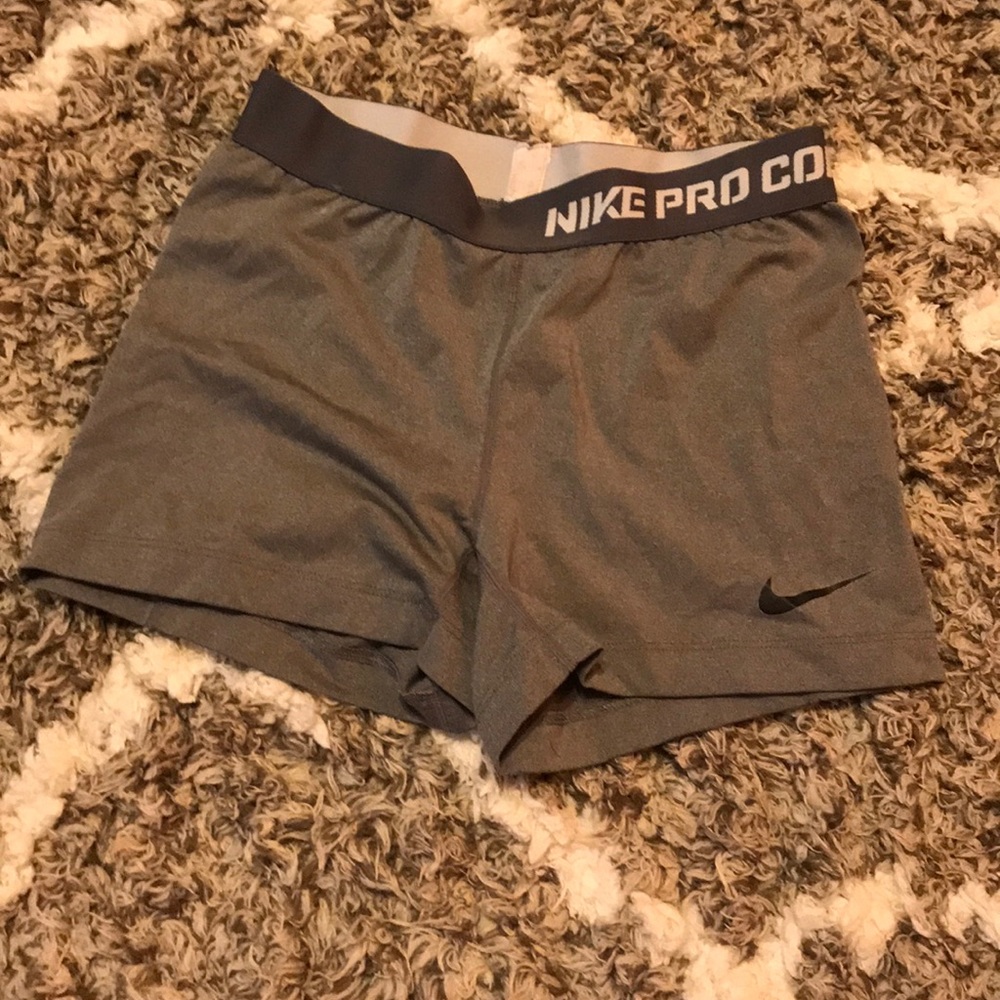Gray Nike spandex